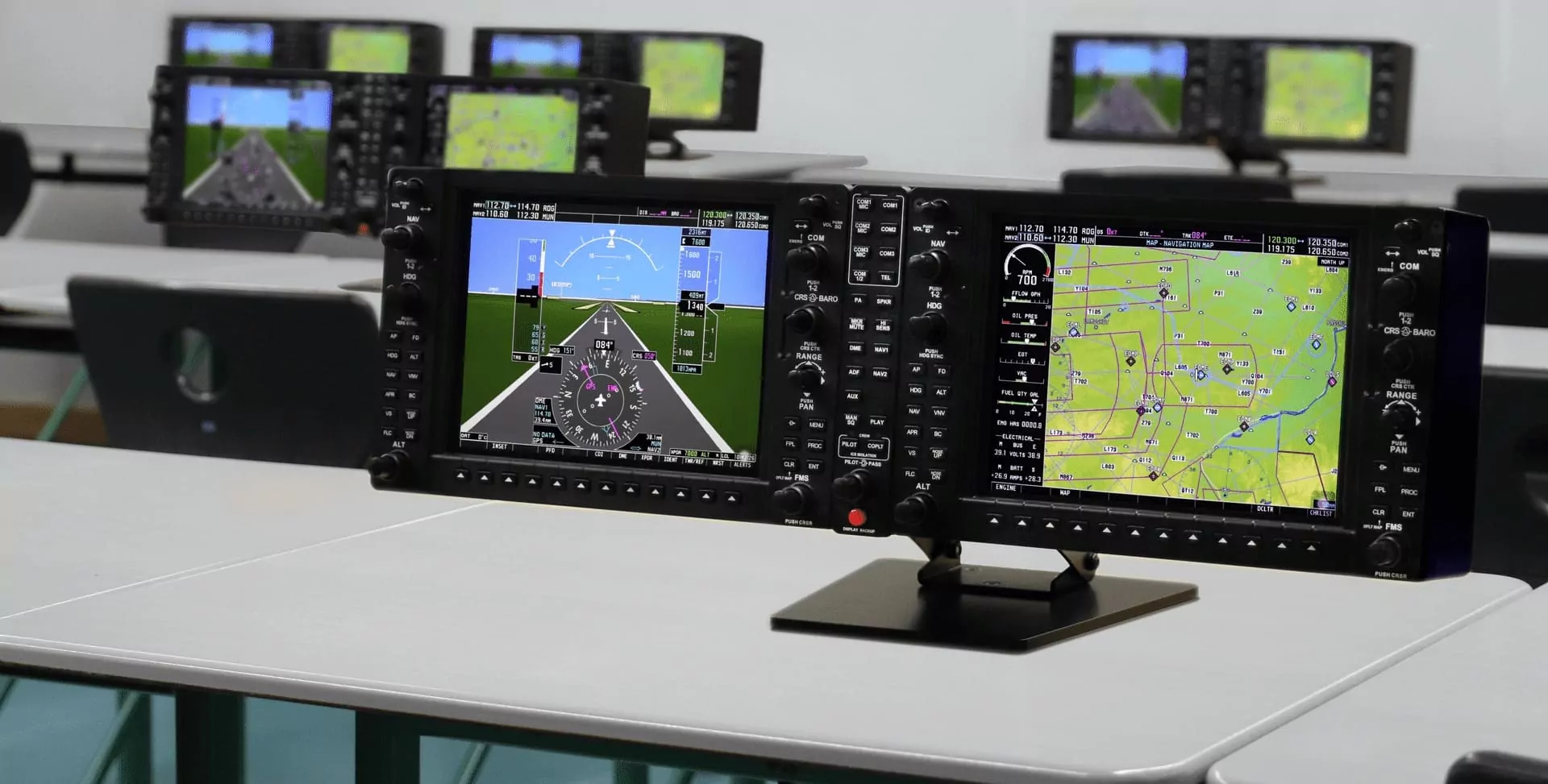 Avionic Desktop Trainer in classroom
