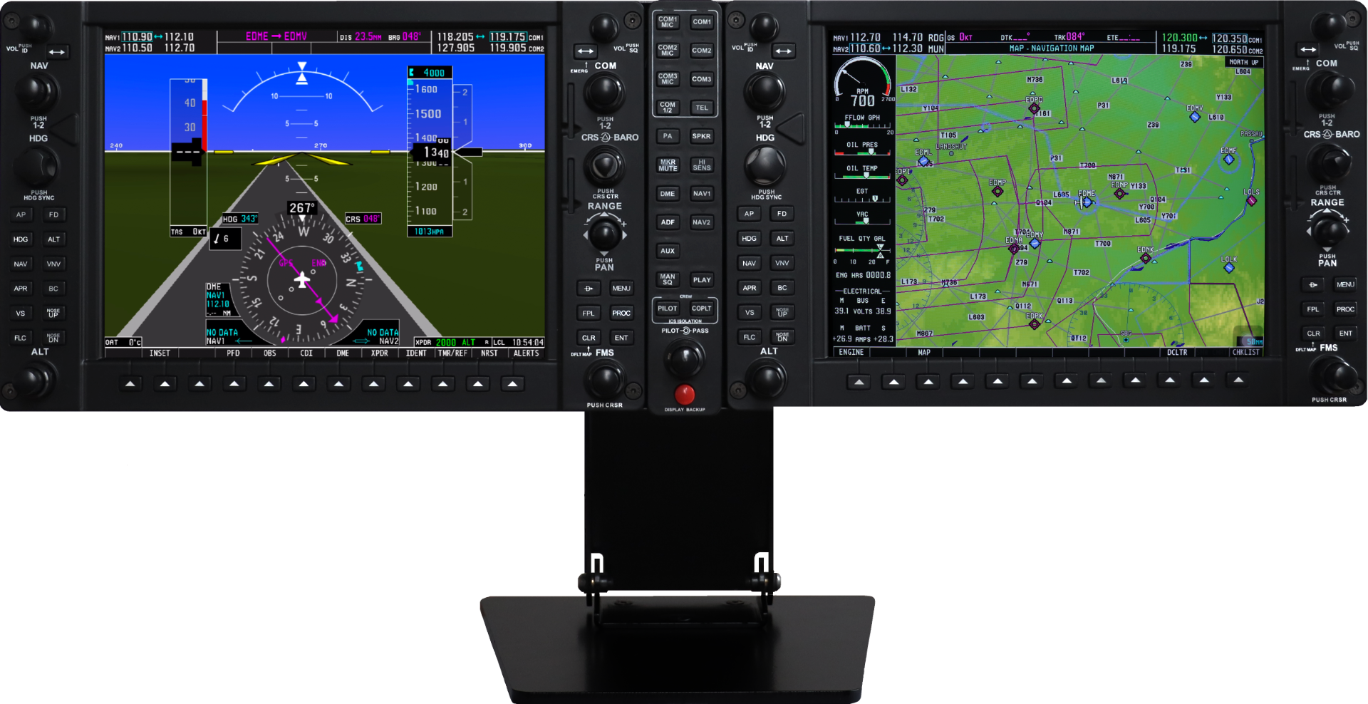 View on all Panels of the Avionic Desktop Trainer