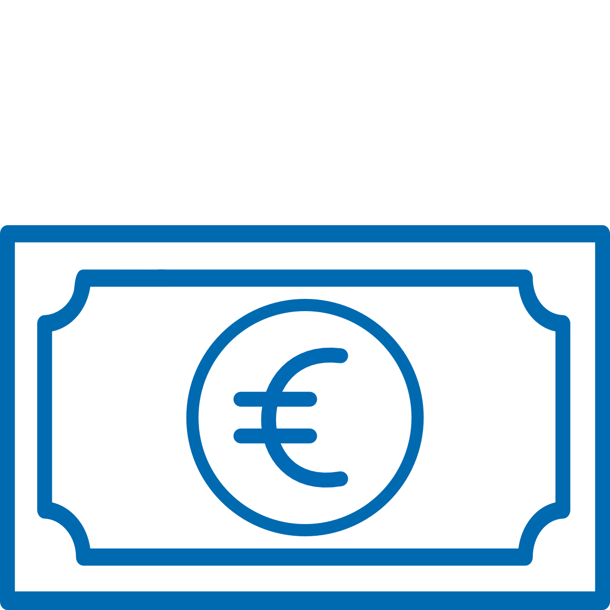 Icon of a euro bill