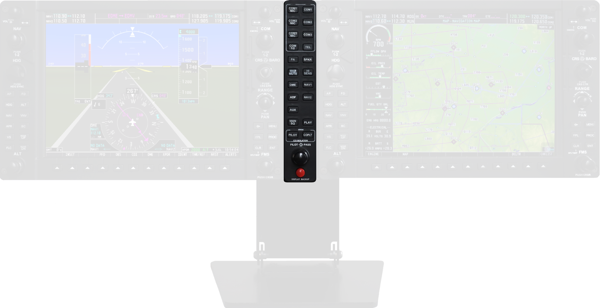 View on the AP-Panel of the BADT