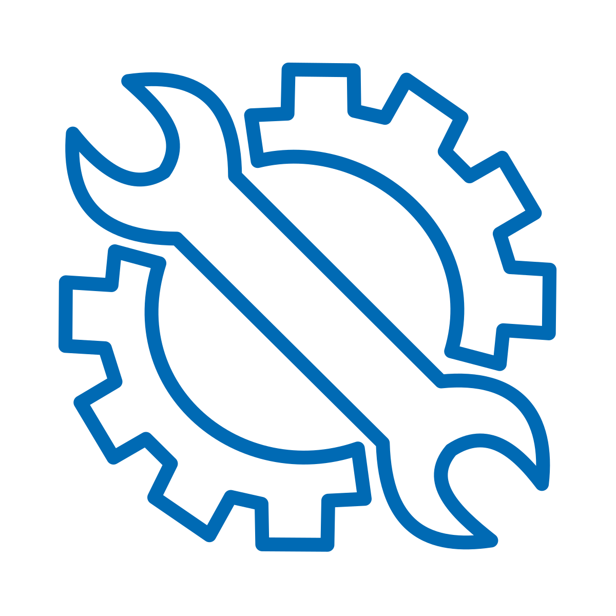 Icon of technical instruments